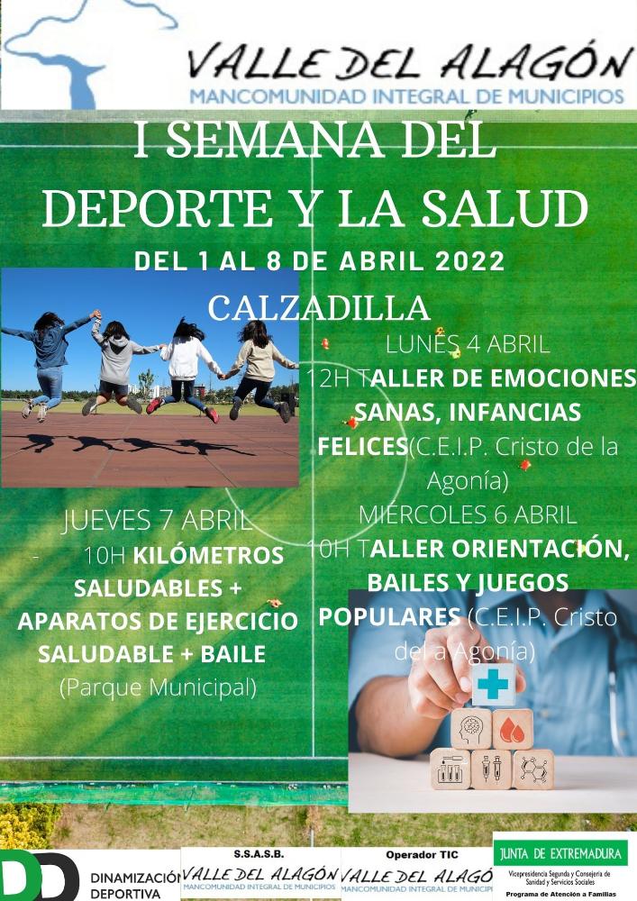 Imagen I SEMANA DEL DEPORTE Y LA SALUD EN LA MANCOMUNIDAD VALLE DEL ALAGÓN.