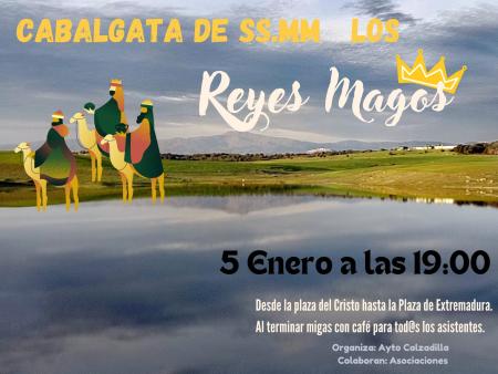 Imagen La Cabalgata de SSMM los Reyes Magos de Oriente en Calzadilla