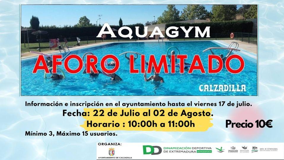 Imagen Abierto plazo de inscripción AQUAGYM