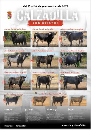 Imagen Cartel festejos taurinos Los Cristos 2024.