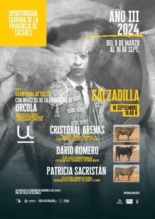 Imagen Final Oportunidad Taurina de la Provincia de Cáceres 2024.