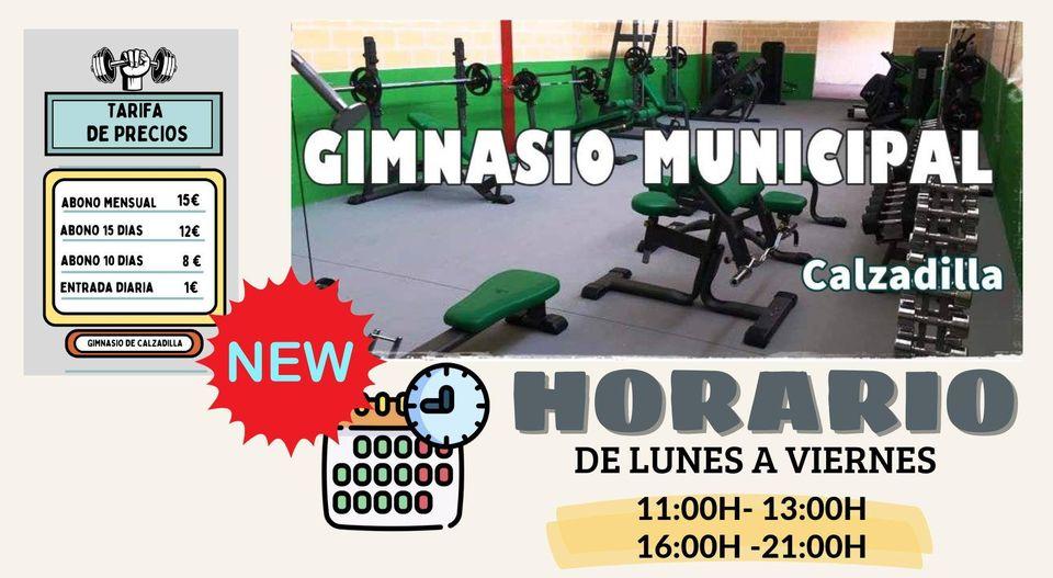 Imagen NUEVO HORARIO GIMNASIO MUNICIPAL