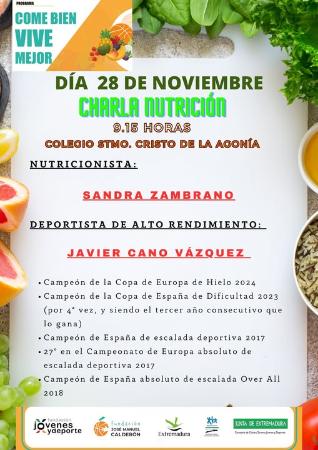 Imagen Charla sobre nutrición dirigido a las famlias y vecinos de Calzadilla.