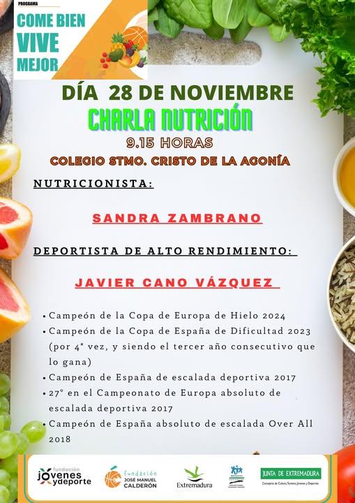 Imagen Charla sobre nutrición dirigido a las famlias y vecinos de Calzadilla.