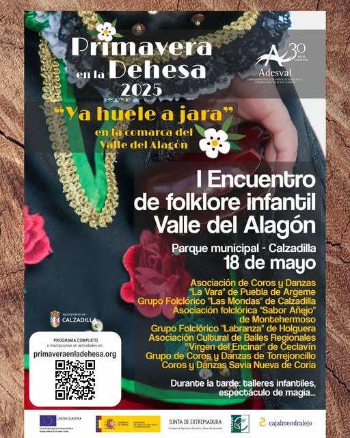 Imagen I Encuentro de folklore infantil Valle del Alagón en Calzadilla.