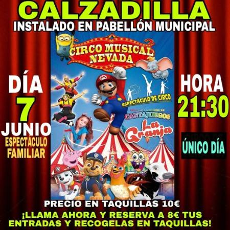 Imagen ¡LLEGA EL CIRCO A CALZADILLA!