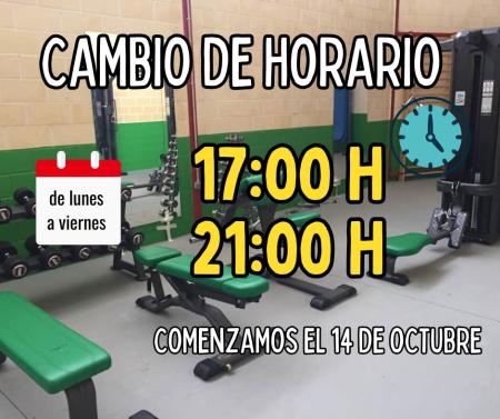 Imagen Nuevo horario del Gimnasio Municipal