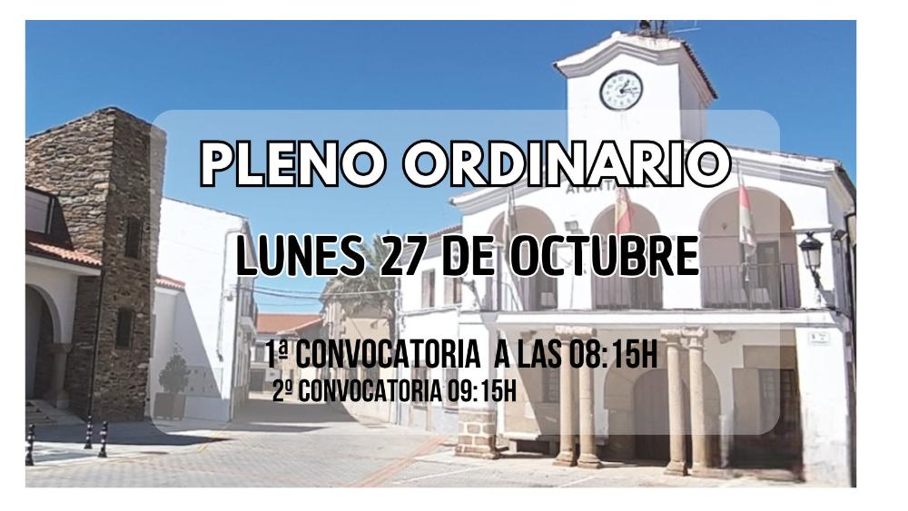 Imagen Pleno ordinario