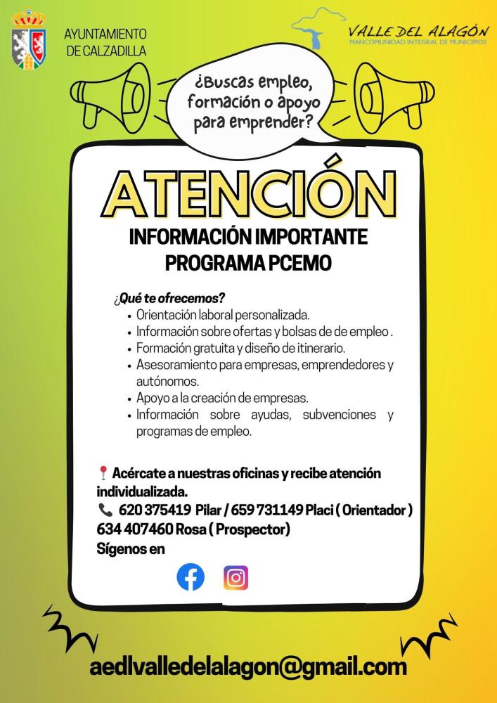 Imagen COMIENZA EL PROGRAMA PCEMO