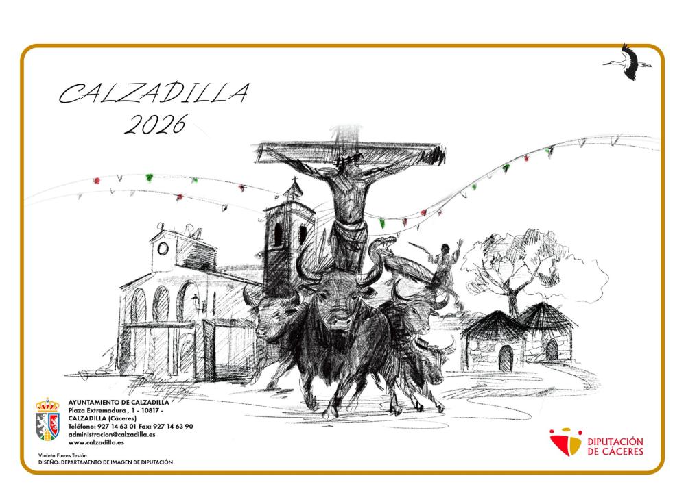 Imagen Presentamos la imagen elegida para el Calendario de Calzadilla en el año 2026