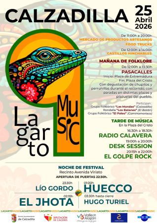 Imagen LAGARTO MUSIC 2026 – CARTEL COMPLETO