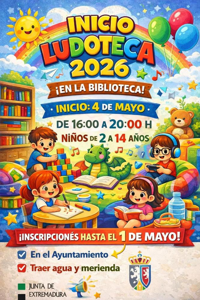 Imagen ¡Arranca la Ludoteca 2026 en Calzadilla!