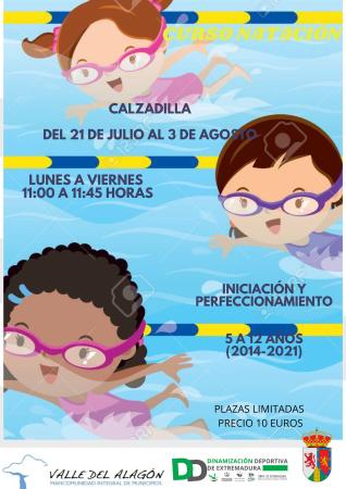 Imagen CURSO DE NATACIÓN · DEL 21 DE JULIO AL 3 DE AGOSTO