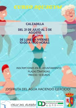 Imagen CURSO DE AQUAGYM · DEL 21 DE JULIO AL 3 DE AGOSTO