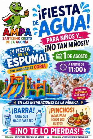 Imagen Llega la ¡FIESTA DEL AGUA Y DE LA ESPUMA!