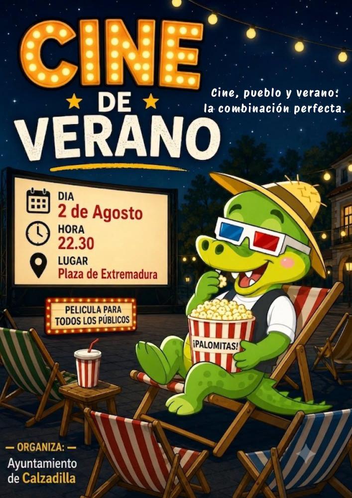 Imagen Ven a disfrutar de una buena película al aire libre en la Plaza.
