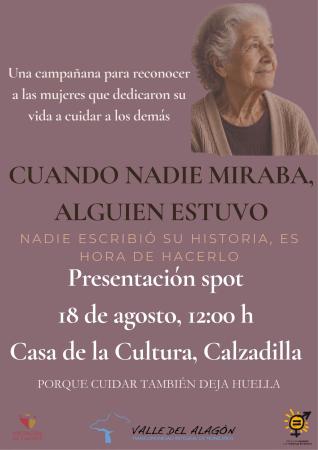 Imagen Presentación de la campaña «Cuando nadie miraba, alguien estuvo»