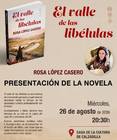 Imagen PRESENTACIÓN DE LA NOVELA «EL VALLE DE LAS LIBÉLULAS»
